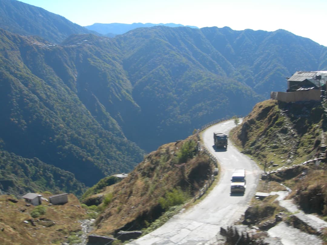 Mountain Road to Nathula